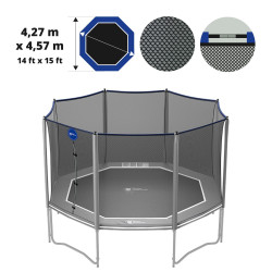 Filet textile de rechange pour trampoline Oxygen 300