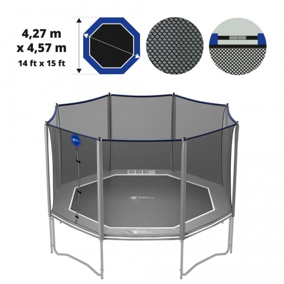 Filet textile premium pour trampoline Octopulse 460