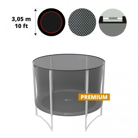 10ft trampoline premium net