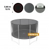Filet textile Premium 160 g/m² pour trampoline Ø 366