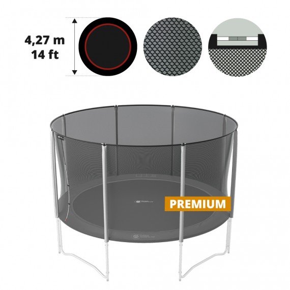 Premium black net for 14ft / 430 trampoline