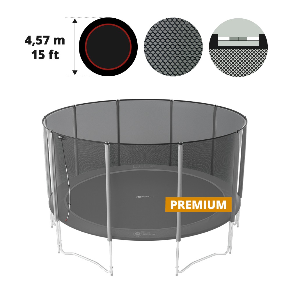 15ft Premium Spare net for trampoline of 4.60 m in diameter