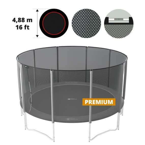 Premium 16ft trampoline net for 490 trampoline