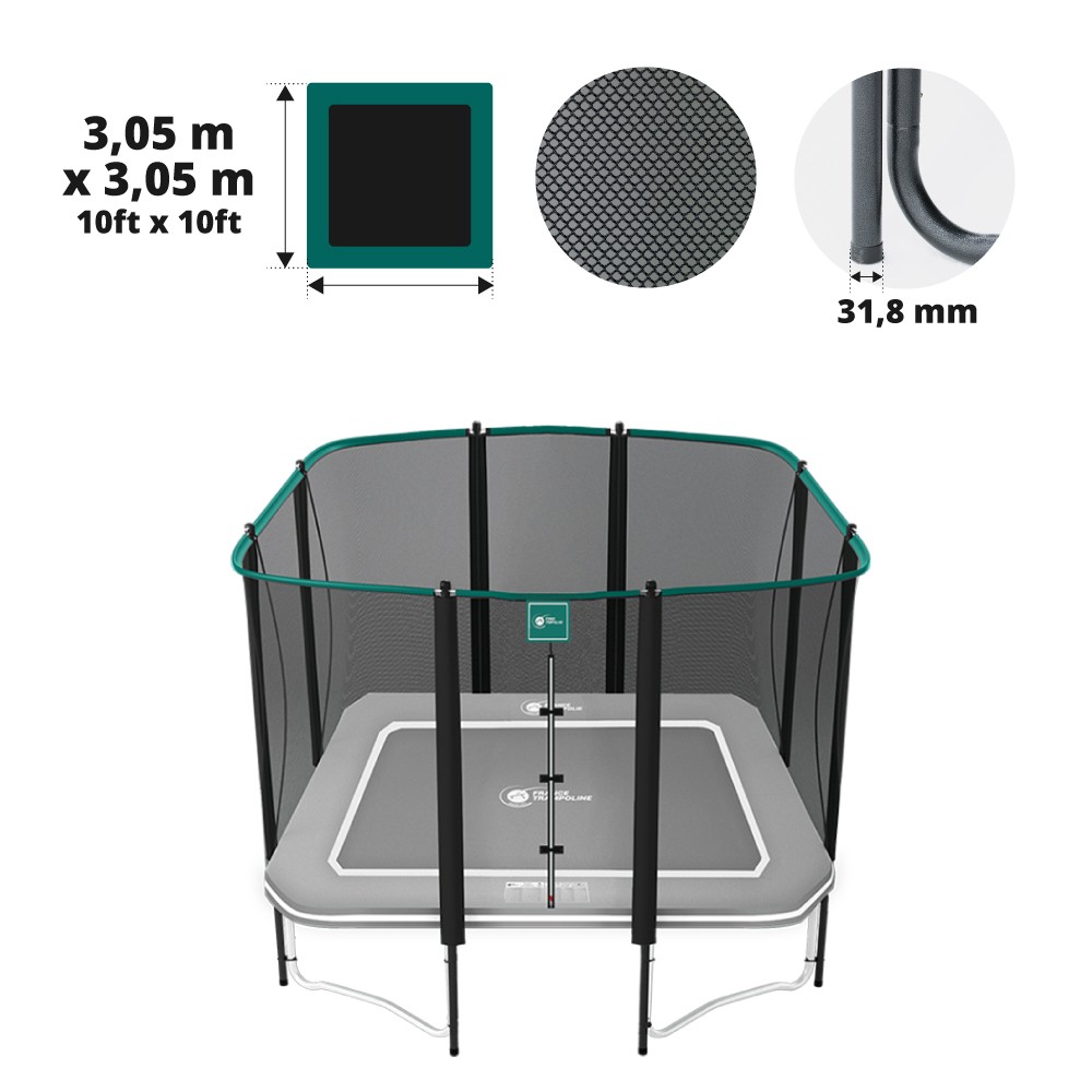 Lot De 8/10 Embouts De Protection Bleus Pour Poteaux De Trampoline (25 Mm) – Sécurité Et Anti-rouille