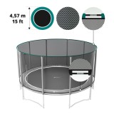 Premium safety net for 15ft./460 trampoline