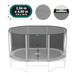 Filet textile pour trampoline Ovalie 490