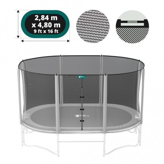 16ft Ovalie 490 trampoline net