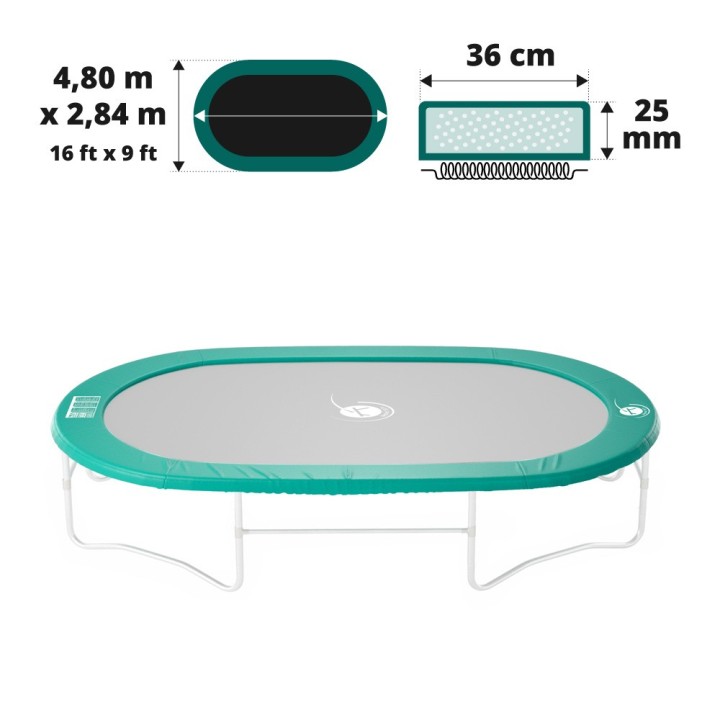16ft Ovalie frame pad
