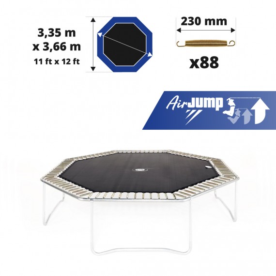 Toile de saut Airjump pour trampoline Octopulse 360 à 88 ressorts 230 mm