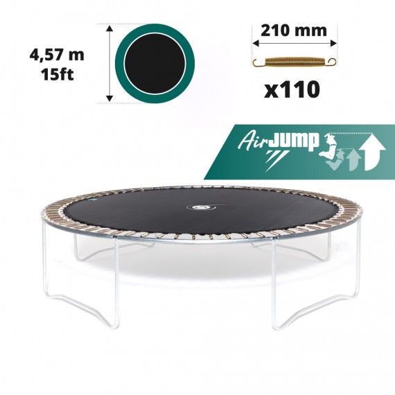 15ft trampoline jumping mat for 110 springs of 210 mm