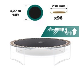14ft trampoline jumping mat for 96 springs of 230 mm