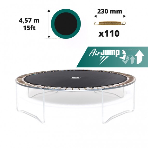 15ft trampoline jumping mat for 110 springs of 230 mm