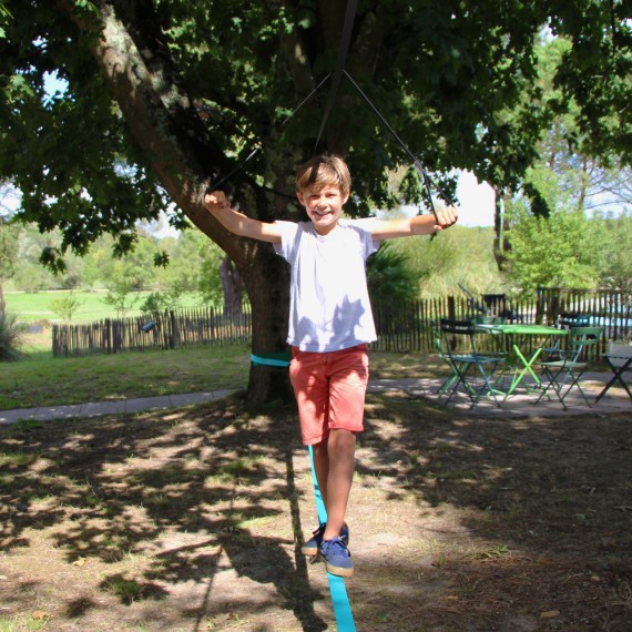 Slackline avec kit d'apprentissage