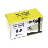 Paire de protections pour tyrolienne de jardin 