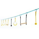 Parcours Ninja avec Slackline pour jardin