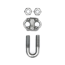 Sachet de 3 Serres câble avec rondelle et écrou