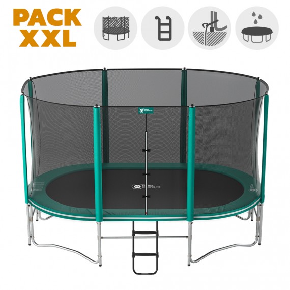 trampoline 14ft Ovalie 430 - Pack XXL trampoline 14ft Ovalie 430 - Pack XXL