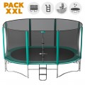 trampoline 16ft Ovalie 490 - Pack XXL