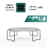 Toile de saut pour trampoline Apollo Sport SQUARE 300