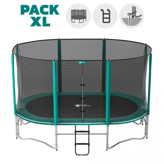 14ft Ovalie 430 trampoline - Pack XL