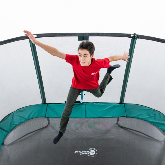 Trampoline 12ft Ovalie 360 - Pack XXL