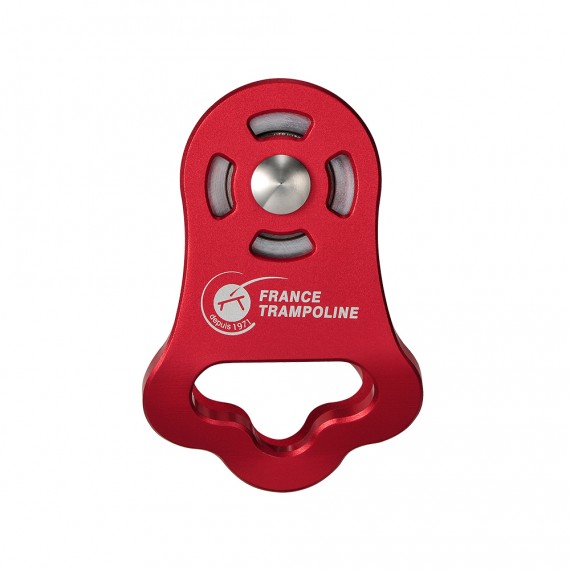 Pulley for slackline