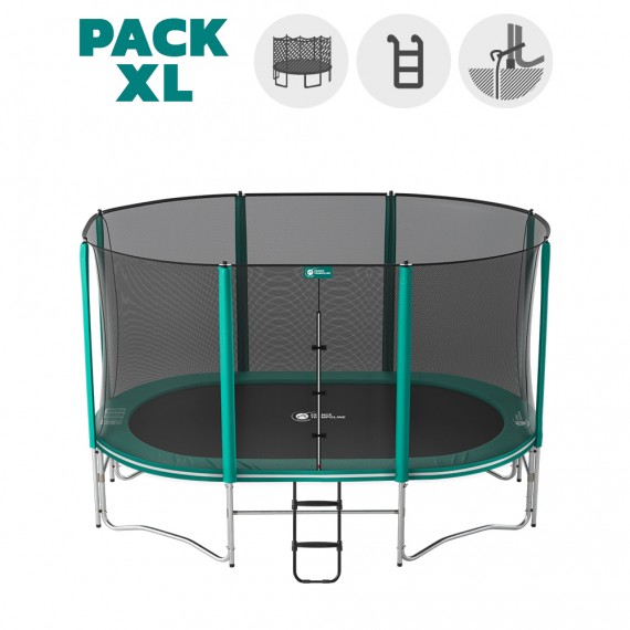 12ft Ovalie 360 Trampoline - Pack XL