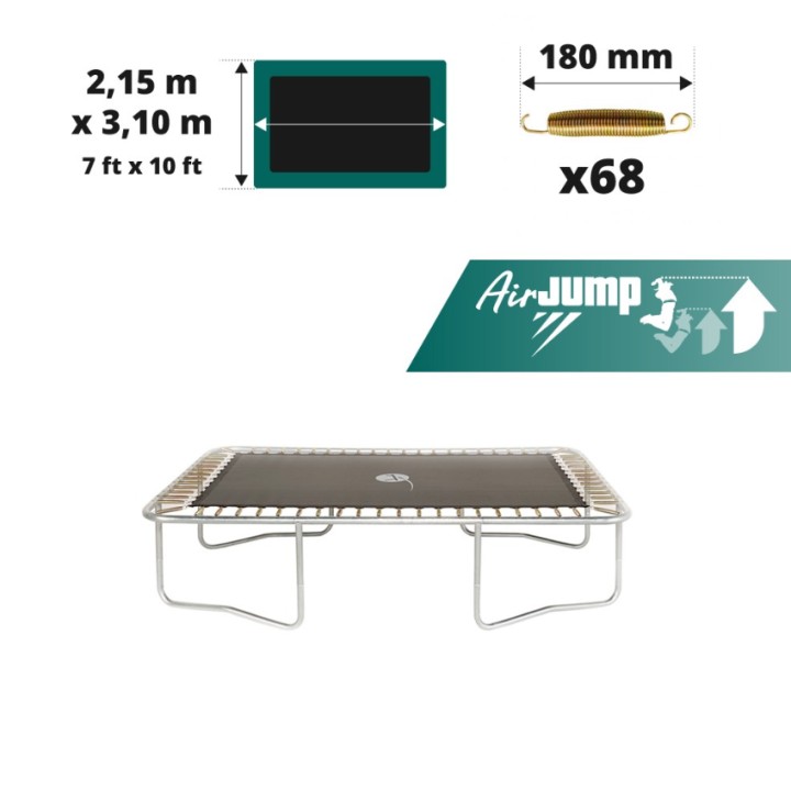 Toile de saut AirJump pour trampoline Apollo Sport 300 à 68 ressorts 180 mm