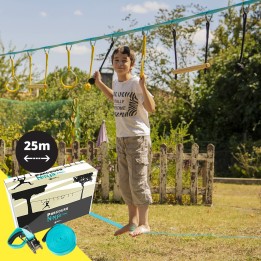 Ninja XL obstacle course + Slackline