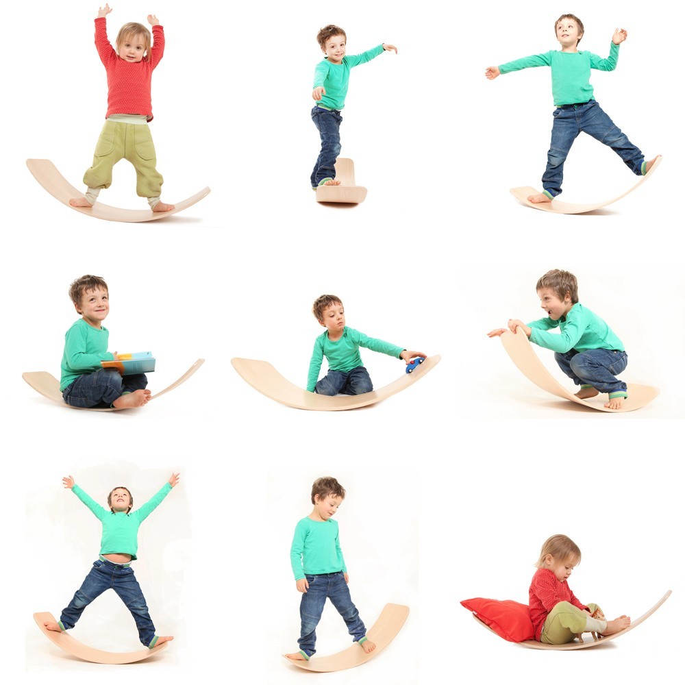 Planche d'équilibre multifonction enfant XL:motricité, endurance