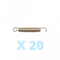 Pack 20 ressorts 165 mm