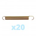 Set of 20 springs 250 mm
