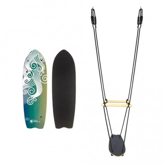Skate balançoire pour parcours ninja slackline