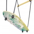 Swing skate for Ninja slackline