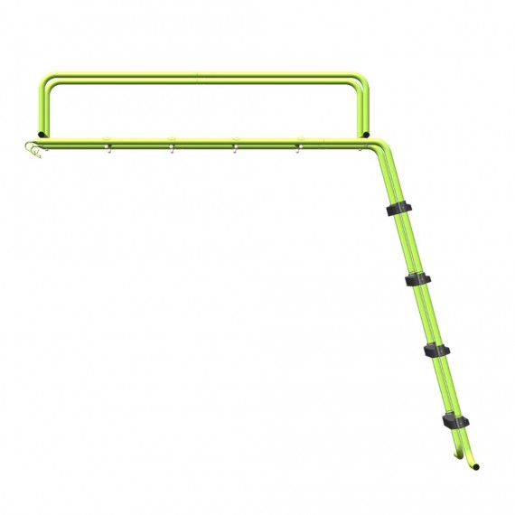 Monkey bars for 10ft climbing dome