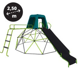 Aire de jeux avec dôme d'escalade 2,50 m
