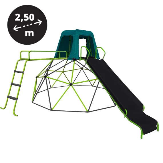 Aire de jeux avec dôme d'escalade 2,50 m
