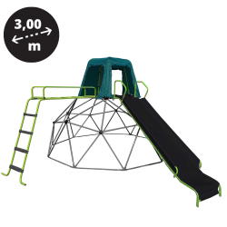 Aire de jeu avec dôme d'escalade 3,00 m
