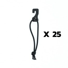 Lot de 25 Sandows avec crochets pour filet - 2023