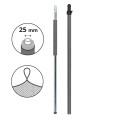 Complete net post Ø25 mm for 8ft. trampoline Complete net post Ø25 mm for 8ft. trampoline