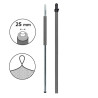 Poteau complet Ø25 mm pour filet de trampoline 244