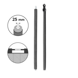 Complete net post Ø25 mm for 8ft/300 trampoline