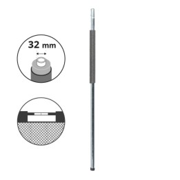 Poteau inférieur Ø32mm pour filet de Jump'Up 300, Ovalie 360 et AS 300