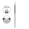 Poteau inférieur Ø32mm pour filet de Jump'Up 300, Ovalie 360 et AS 300