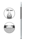 Inferior net post Ø32 mm for 16ft. Ovalie trampoline