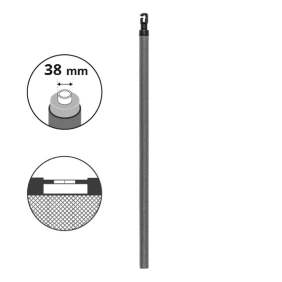 Superior net post Ø38 mm for 12+ft. trampoline