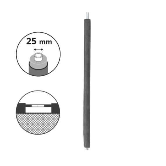 Bottom post Ø25mm for Start'Up 300 trampoline net