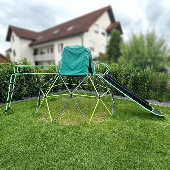 Aire de jeux avec dôme d'escalade 2,50 m
