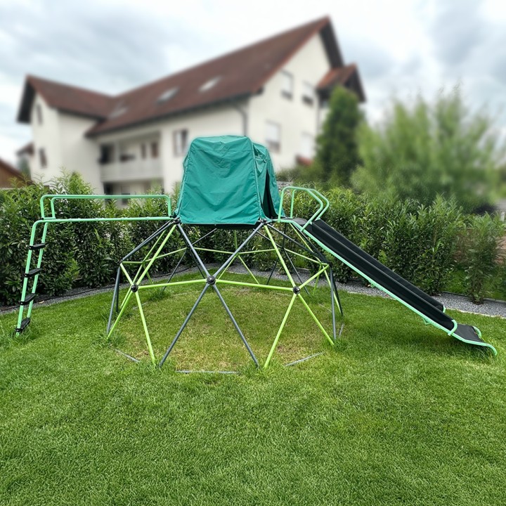 Aire de jeux avec dôme d'escalade 2,50 m
