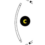 Arc de cercle armature Ovalie 430 - Pièce C
